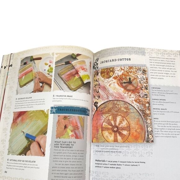 IMAGE Transfer Workshop Mixed Media Techniques Book - Picture 14 of 16